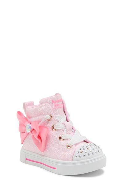 SKECHERS SKECHERS Kids' Twinkle Sparks Royal Heart High Top Sneaker
