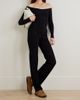 SKIMS Baselayers Mid-Rise Cropped Kick Flare Pants - Obsidian - 2