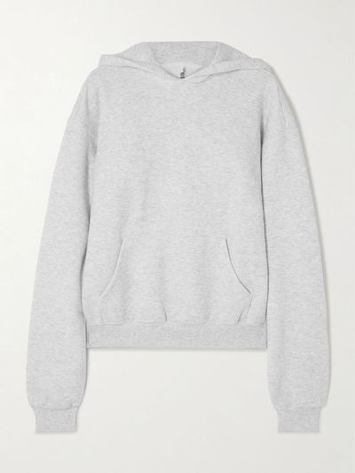 SKIMS Classic Hoodie - Light Heather Grey