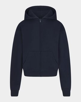 SKIMS Classic Zip-Up Cotton Fleece Hoodie