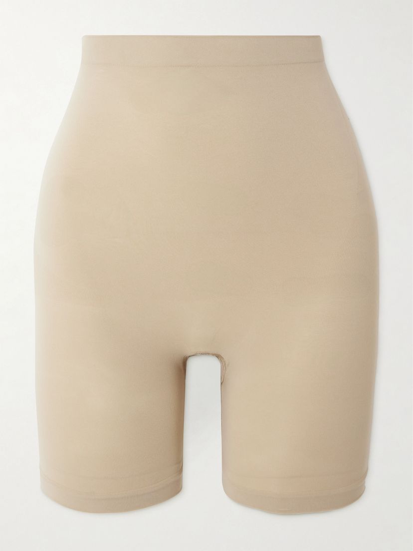 SKIMS Seamless Sculpt Mid Thigh shorts - Clay