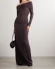 SKIMS Sheer Modal-Blend Long Skirt - Phoenix - 2