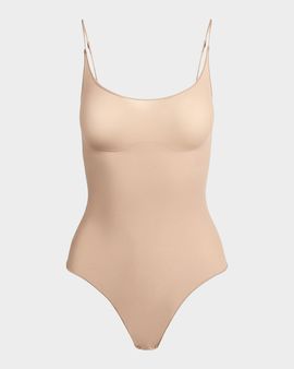 SKIMS Sheer Seamless Smoothing Thong Bodysuit