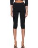 SKIMS SKIMS Black Refined Knit Capri Leggings - 1