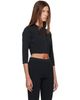 SKIMS SKIMS Black Refined Knit Cropped Cardigan - 2