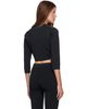 SKIMS SKIMS Black Refined Knit Cropped Cardigan - 3