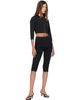 SKIMS SKIMS Black Refined Knit Cropped Cardigan - 4