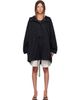 SKIMS SKIMS Black Woven Cotton Oversized Anorak - 1