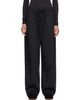SKIMS SKIMS Black Woven Cotton Oversized Straight Leg Lounge Pants - 1
