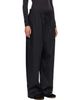 SKIMS SKIMS Black Woven Cotton Oversized Straight Leg Lounge Pants - 2