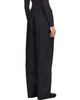 SKIMS SKIMS Black Woven Cotton Oversized Straight Leg Lounge Pants - 3