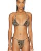 SKIMS SKIMS Classic Swim Hardware Medallion Triangle Bikini Top - 1