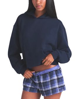 Skims Skims Cotton Flannel Sleep Shorts