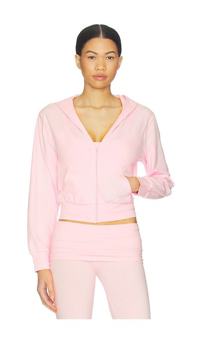 SKIMS SKIMS Cotton Jersey Zip Up Slim Hoodie