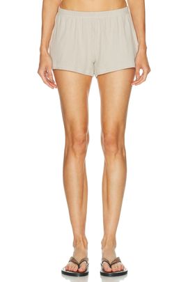 SKIMS SKIMS Cotton Rib Loose Boxer Short