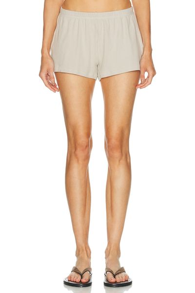 SKIMS SKIMS Cotton Rib Loose Boxer Short