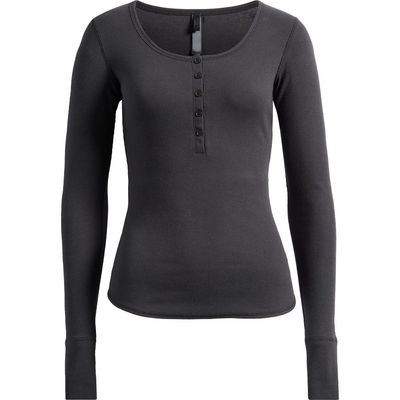 SKIMS SKIMS Cotton RIb Scoop Neck Henley