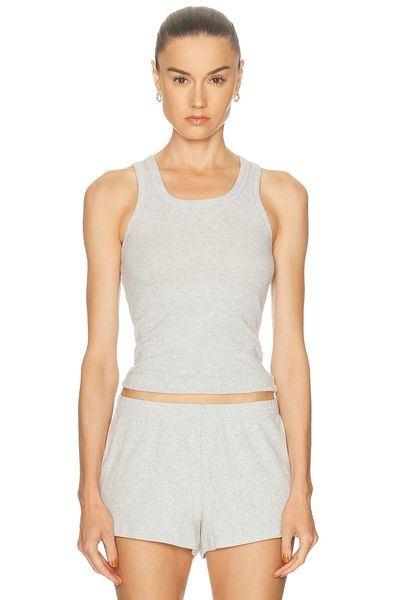 SKIMS SKIMS Cotton Rib Scoop Neck Tank Top