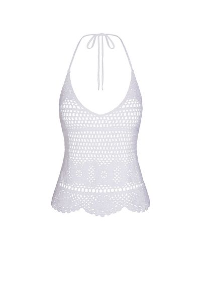 SKIMS SKIMS Crochet Swim Cami Top