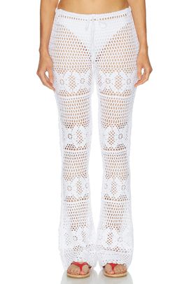 SKIMS SKIMS Crochet Swim Skinny Flare Pant