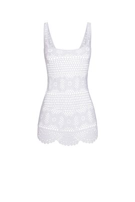 SKIMS SKIMS Crochet Swim Tank Dress