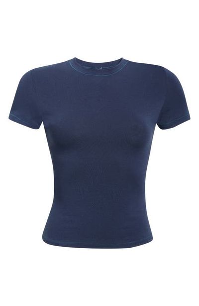 SKIMS SKIMS Crop Cotton Blend T-Shirt