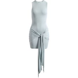 SKIMS SKIMS Cupro Jersey Wrap Minidress