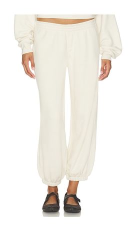 SKIMS SKIMS Drapey French Terry Cropped Low Rise Jogger