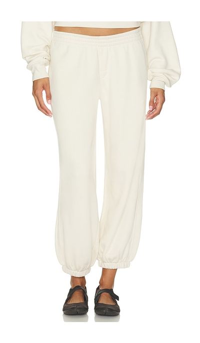 SKIMS SKIMS Drapey French Terry Cropped Low Rise Jogger