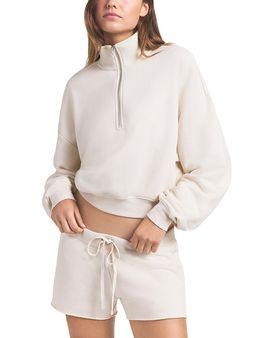 Skims Skims Drapey French Terry Half Zip Pullover