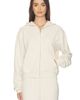 SKIMS SKIMS Drapey French Terry Shrunken Zip Up Hoodie - 1