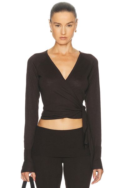 Skims Essential Sweaters Wrap Sweater