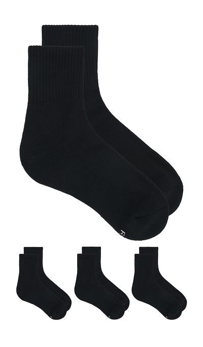 SKIMS SKIMS Everyday Quarter Crew Sock 3-Pack