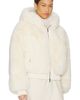 SKIMS SKIMS Faux Fur Shrunken Zip Up Jacket - 2