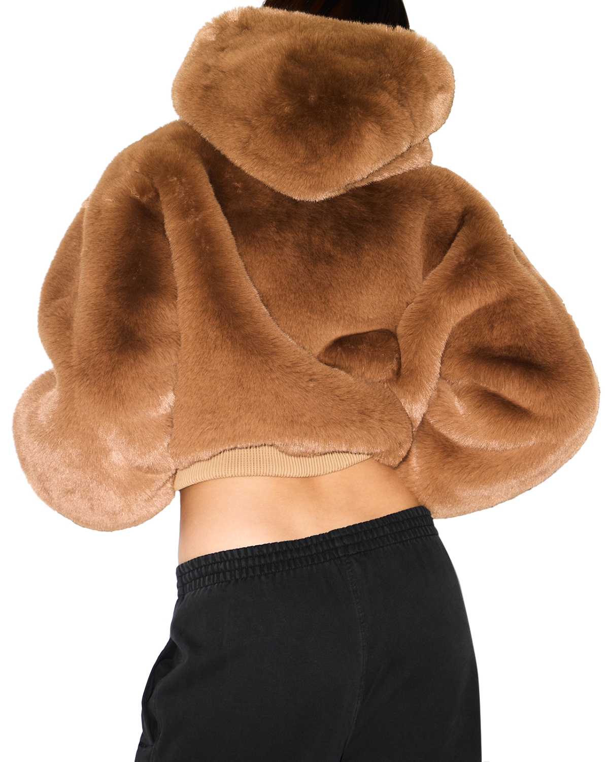 Skims - Faux Fur Zip Up Jacket