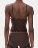 SKIMS SKIMS Fits Everybody Lace Cami and Boy Short Set Espresso - 3
