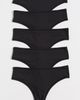 SKIMS SKIMS Fits Everybody Thong Panties 5 Pack ONYX - 2