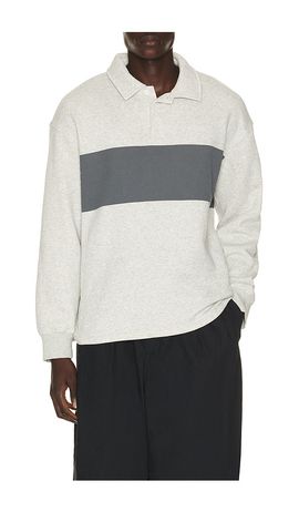 SKIMS SKIMS Fleece Lounge Rugby Polo