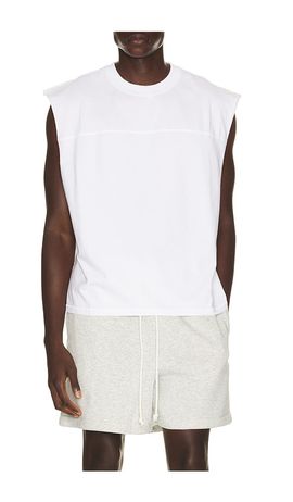 SKIMS SKIMS Heavyweight Cotton Cropped Cutoff Tee