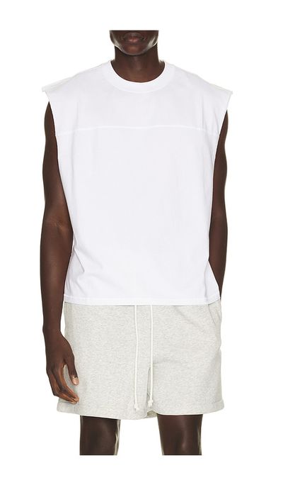 SKIMS SKIMS Heavyweight Cotton Cropped Cutoff Tee