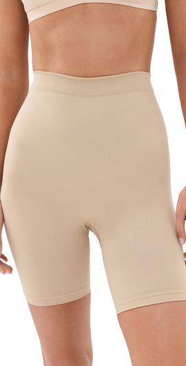 SKIMS SKIMS Mid Thigh Shorts Clay