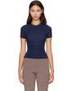 SKIMS SKIMS Navy Fits Everybody Logo Short Sleeve T-shirt - 1