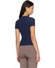 SKIMS SKIMS Navy Fits Everybody Logo Short Sleeve T-shirt - 3