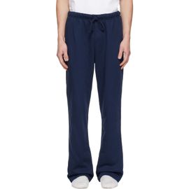 SKIMS SKIMS Navy Fleece Lounge Classic Straight Leg Sweatpants