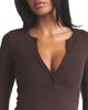 Skims Skims Ribbed Cotton Blend Henley Top - 3