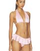 SKIMS SKIMS Satin Swim Plunge Bikini Top - 2
