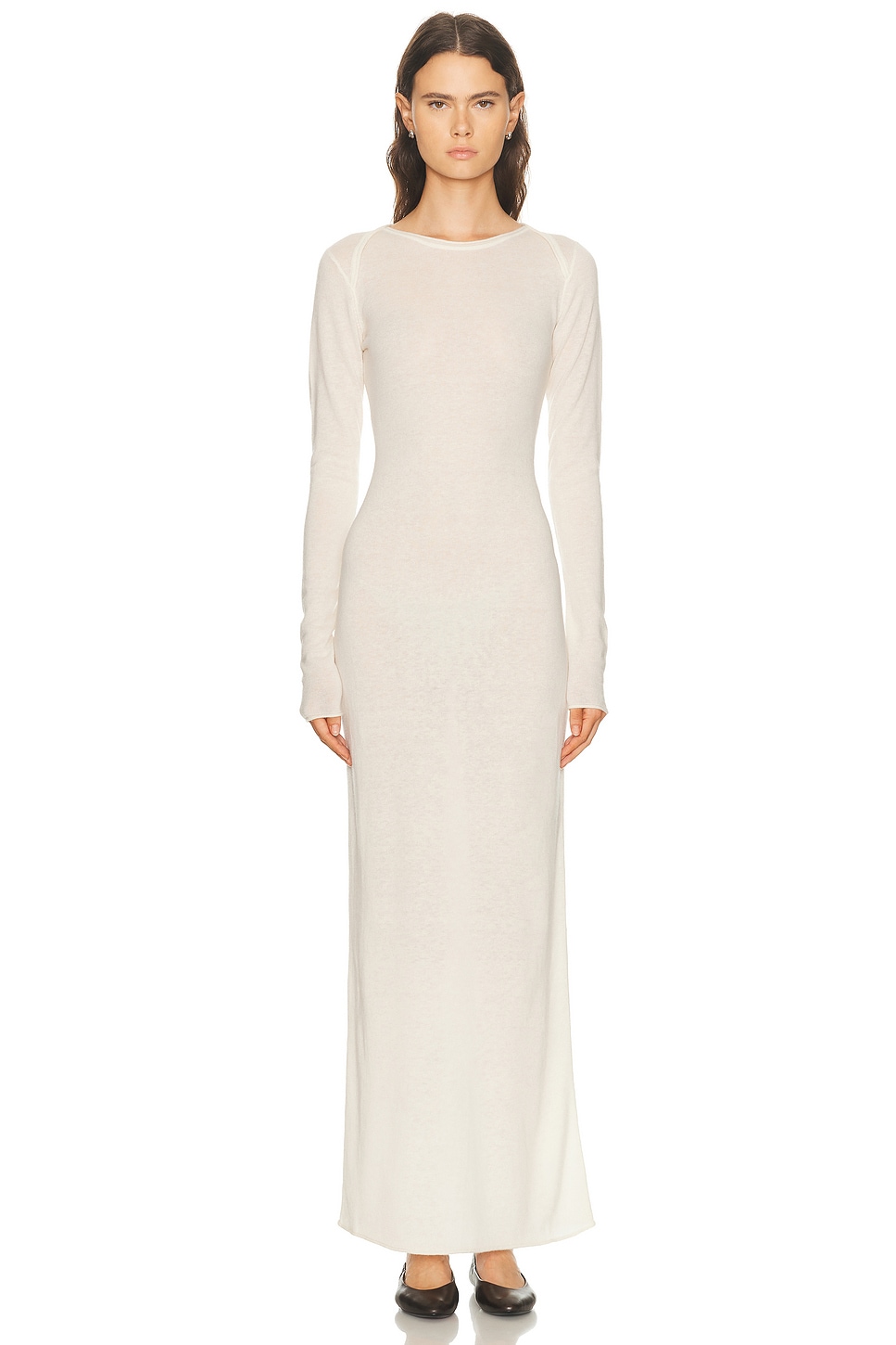 fitted lace wedding dress SKIMS SOFT LOUNGE LONG SLIP DRESS – Luxe by Kan