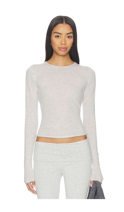 SKIMS SKIMS Sheer Cashmere Long Sleeve Tee