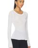 SKIMS SKIMS Sheer Cotton Long Sleeve Top - 2