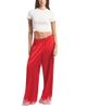Skims Skims Silk Blend Lace Hem Pants - 1